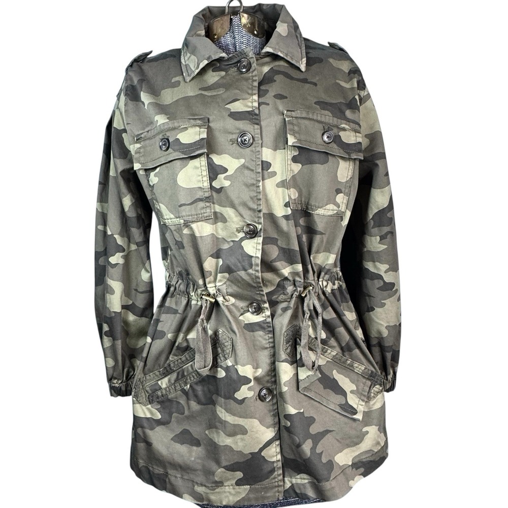 Banana Republic Camouflage Oversized Field Jacket Women's Size S New No Tags